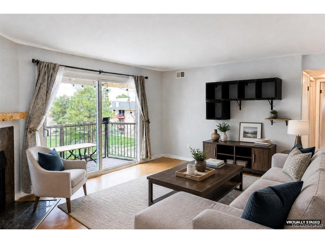 Image 1: Virtually staged living room