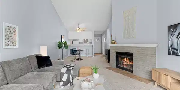Image 4: Wood-burning fireplace cleaned and serviced in 2025