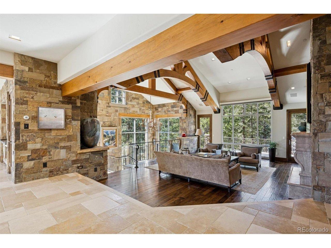 Image 3: Reclaimed wood sourced from historic Montana corrals has been masterfully integrated into the architectural design Image 3: Reclaimed wood sourced from historic Montana corrals has been masterfully integrated into the architectural design