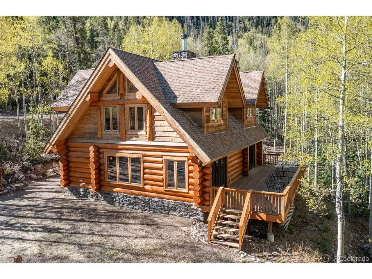 Image 1: Nestled among the aspen. Image 1: Nestled among the aspen.