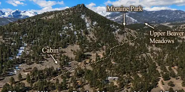 Image 2: 20 min. Hike into Rocky Mountain National Park Image 2: 20 min. Hike into Rocky Mountain National Park