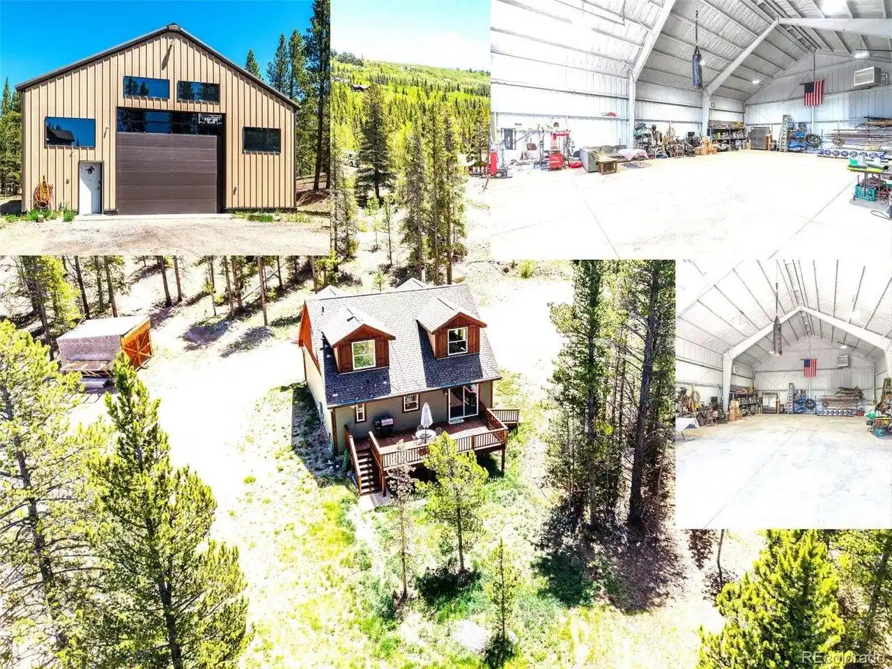 Image 1: Home, 2400 SF Workshop, Outbuildings & Land