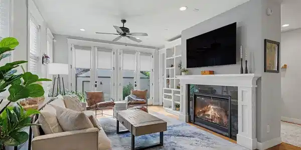 Image 4: Details made to be discovered...two sets of 10-foot french doors set the scene... Image 4: Details made to be discovered...two sets of 10-foot french doors set the scene...