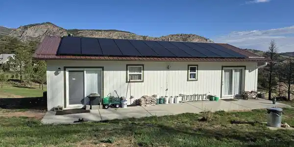 Image 4: Rear of House with Solar Panels Image 4: Rear of House with Solar Panels