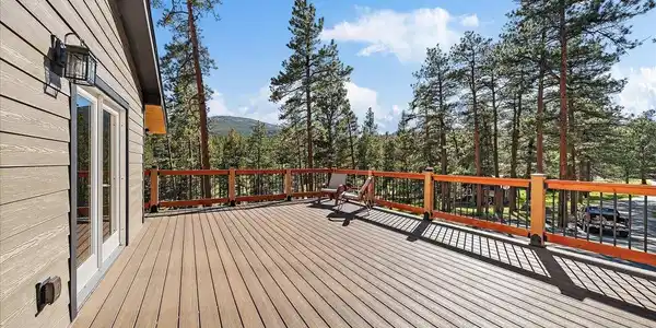 Image 2: Soak in the mountain views from this new beautiful deck! Welcome home! Image 2: Soak in the mountain views from this new beautiful deck! Welcome home!