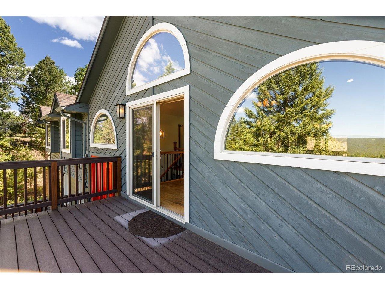 Image 2: South western facing deck, perfect for sunsets, stargazing, and watching mountain weather roll in