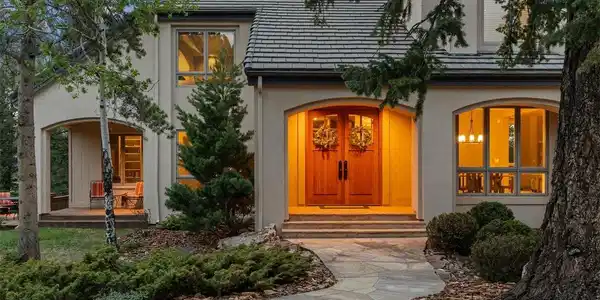 Image 2: Grand private entry welcomes you with timeless elegance and a warm first impression