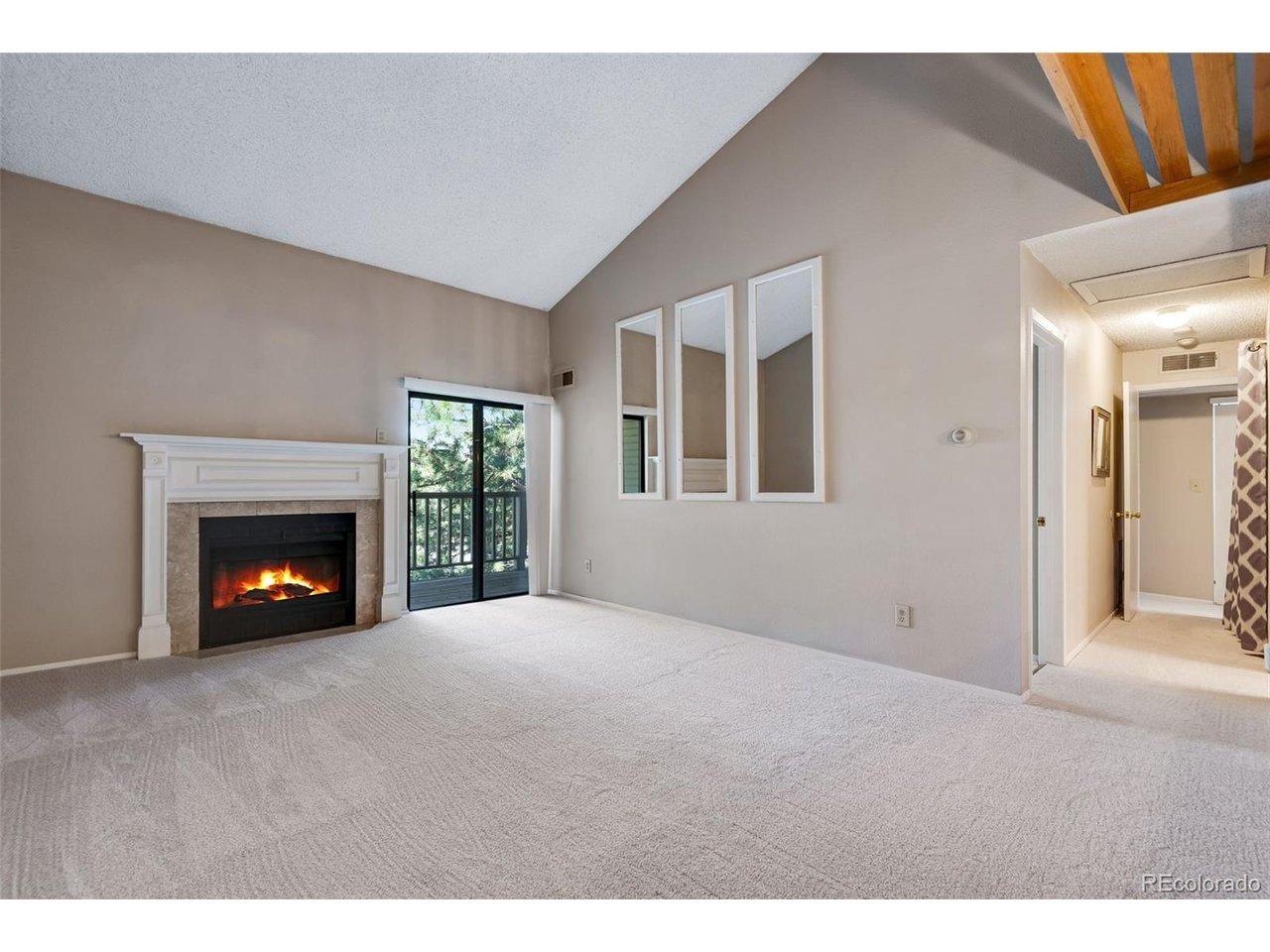 Image 2: Living room with gas log fireplace