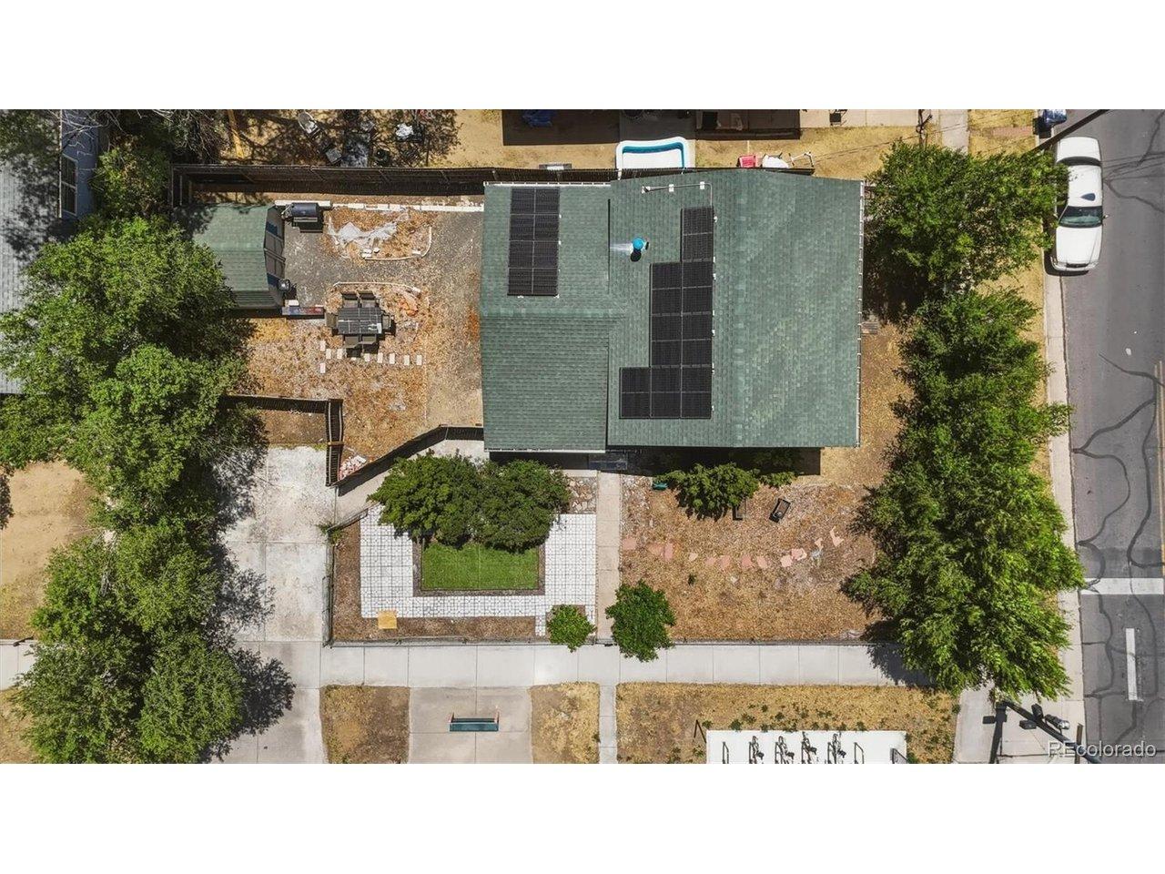 Image 3: Aerial view of home and lot. Image 3: Aerial view of home and lot.