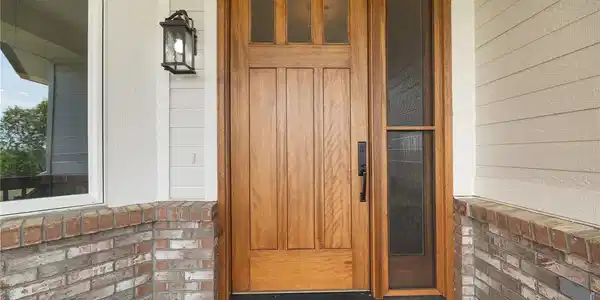 Image 4: New custom solid wood front door Image 4: New custom solid wood front door