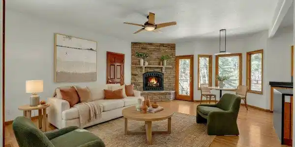 Image 4: Family room. Virtually staged.