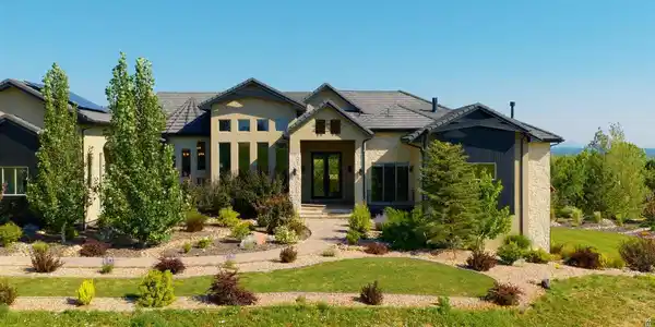 Image 3: European-inspired architecture, timeless natural materials, and exceptional craftsmanship define this extraordinary 2023 custom residence. Image 3: European-inspired architecture, timeless natural materials, and exceptional craftsmanship define this extraordinary 2023 custom residence.