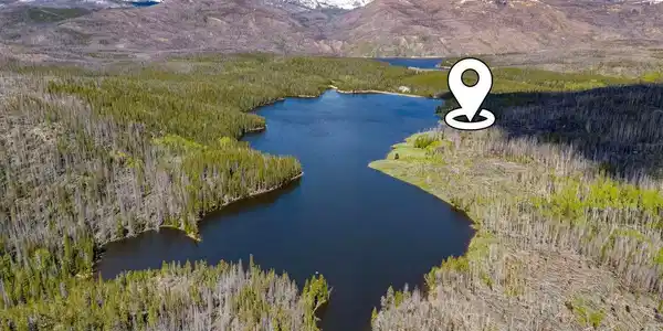 Image 3: Rare Lakefront Acreage with Extensive Frontage Along Barnes Meadow Reservoir