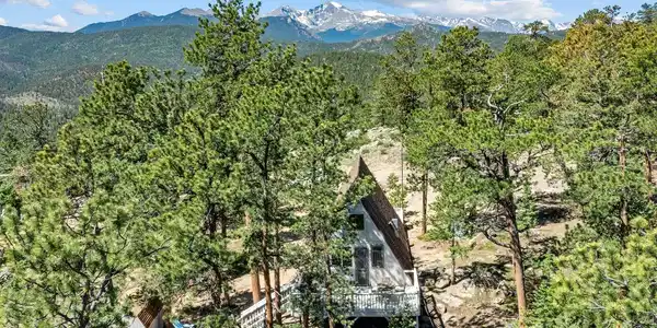 Image 4: Aerial from the back, looking to Longs Peak Image 4: Aerial from the back, looking to Longs Peak