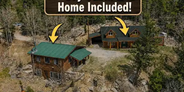 Image 2: Main house PLUS detached dry cabin on 2.15 acres in Echo Hills. Image 2: Main house PLUS detached dry cabin on 2.15 acres in Echo Hills.