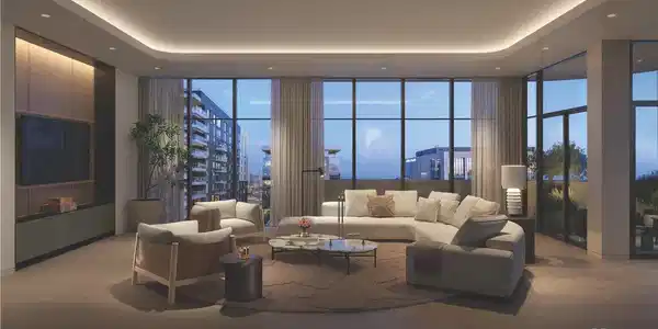 Image 2: All residential interiors are designed by award winning interior design firm BAMO