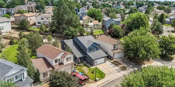 Image 4: Aerial view of front of home on large lot Image 4: Aerial view of front of home on large lot