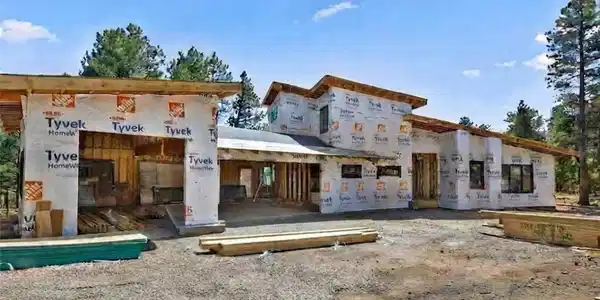 Image 4: Front of home under construction Image 4: Front of home under construction