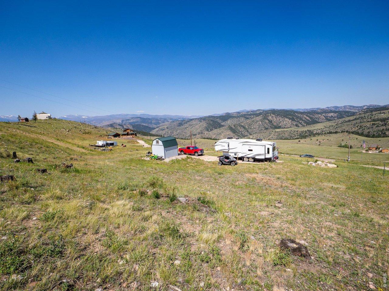 Image 3: View from behind the property.