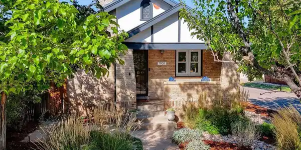 Image 3: Exterior Front with Mature Trees & Beautiful Colorado Landscaping Image 3: Exterior Front with Mature Trees & Beautiful Colorado Landscaping