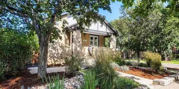 Image 4: Exterior Front with Mature Trees & Beautiful Colorado Landscaping Image 4: Exterior Front with Mature Trees & Beautiful Colorado Landscaping