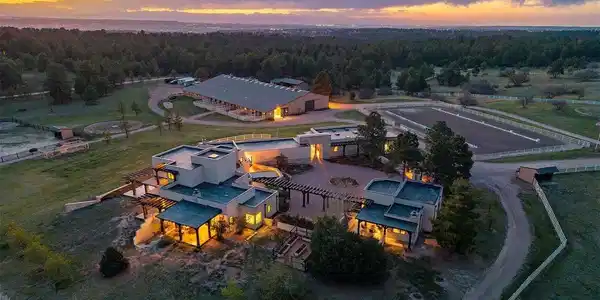 Image 2: The property includes a beautifully appointed residence, an independent casita, a recreation barn, world-class equestrian facility, chicken coop, vegetable garden, equipment barns, and other outbuildings. Image 2: The property includes a beautifully appointed residence, an independent casita, a recreation barn, world-class equestrian facility, chicken coop, vegetable garden, equipment barns, and other outbuildings.
