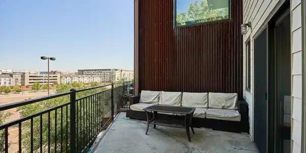 Image 4: Private patio off of the living room