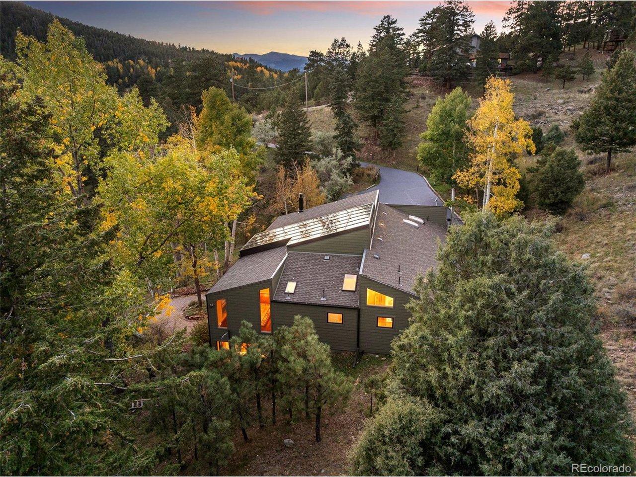 Image 3: Aerial view of the home from the east looking west. Image 3: Aerial view of the home from the east looking west.