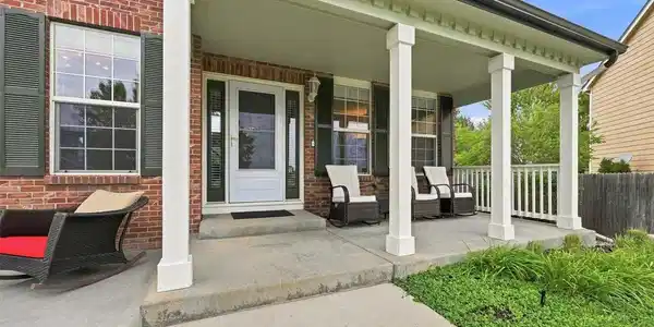 Image 4: Inviting covered porch with best open space views. Extremely quiet and very relaxing. Image 4: Inviting covered porch with best open space views. Extremely quiet and very relaxing.