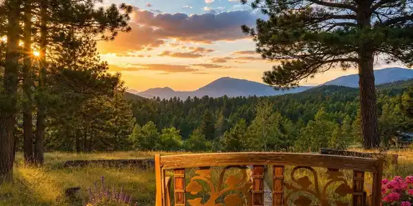 Image 3: Beautiful view of Pikes Peak in the evening from the main deck Image 3: Beautiful view of Pikes Peak in the evening from the main deck