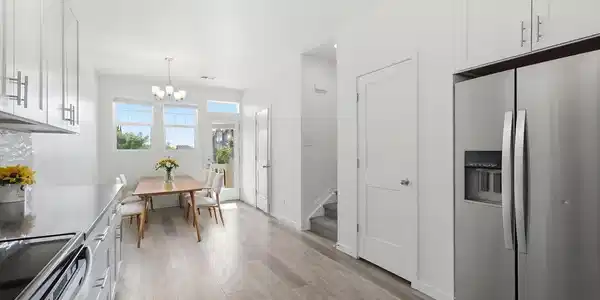 Image 4: kitchen into dining room