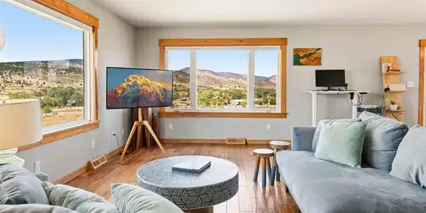 Image 3: Million dollar views from the living room and dining room, offered by large picture windows to watch sunsets, wildlife and unobstructed mtn sunsets.. Image 3: Million dollar views from the living room and dining room, offered by large picture windows to watch sunsets, wildlife and unobstructed mtn sunsets..