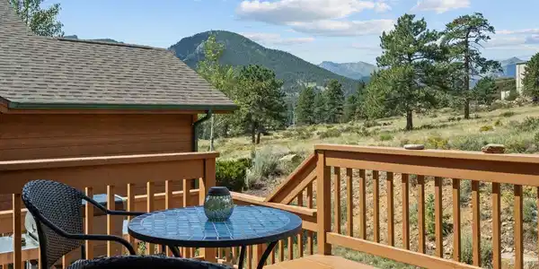 Image 3: A deck with gorgeous mountain views! Image 3: A deck with gorgeous mountain views!