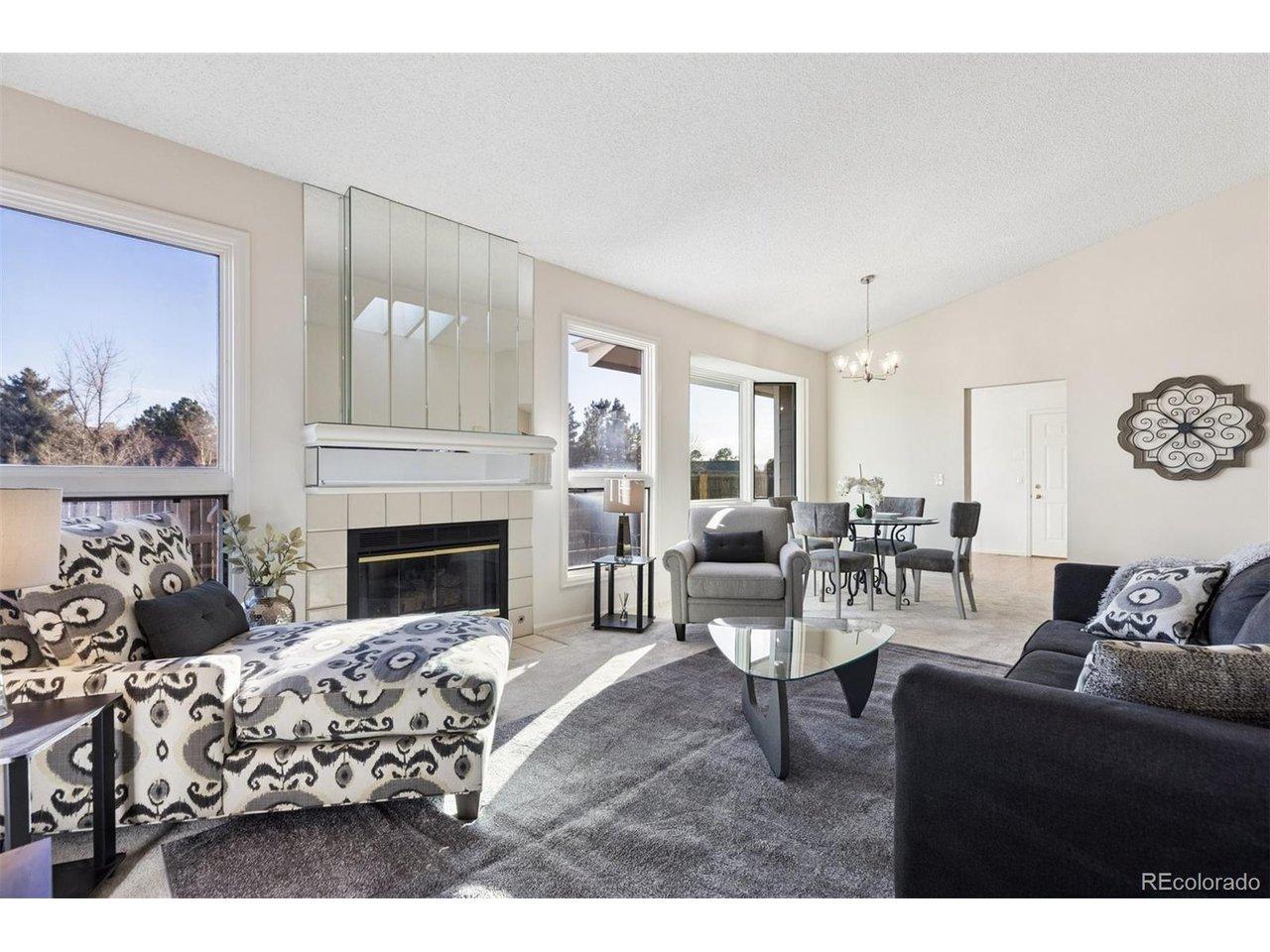 Image 4: Great Room with High Vaulted Ceilings, and Expansive Windows with Mountain Views... Unencumbered by Neighbors.