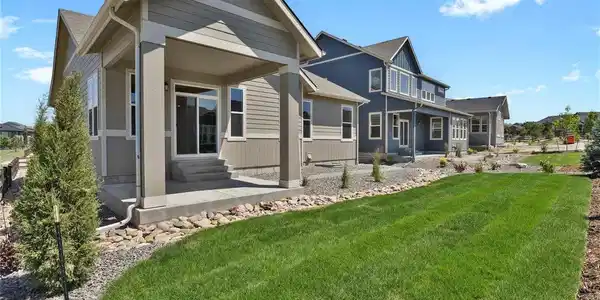 Image 4: Fully landscaped yard is complete. Additional fencing coming soon! Image 4: Fully landscaped yard is complete. Additional fencing coming soon!