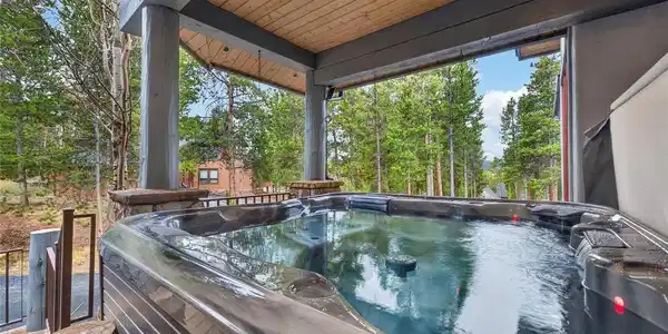 Image 3: Hot Tub Deck off the main level.