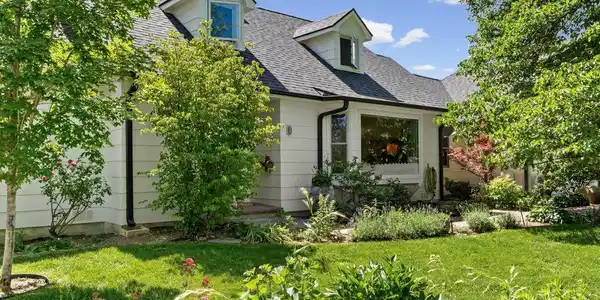 Image 2: LUSH landscaping around house Image 2: LUSH landscaping around house