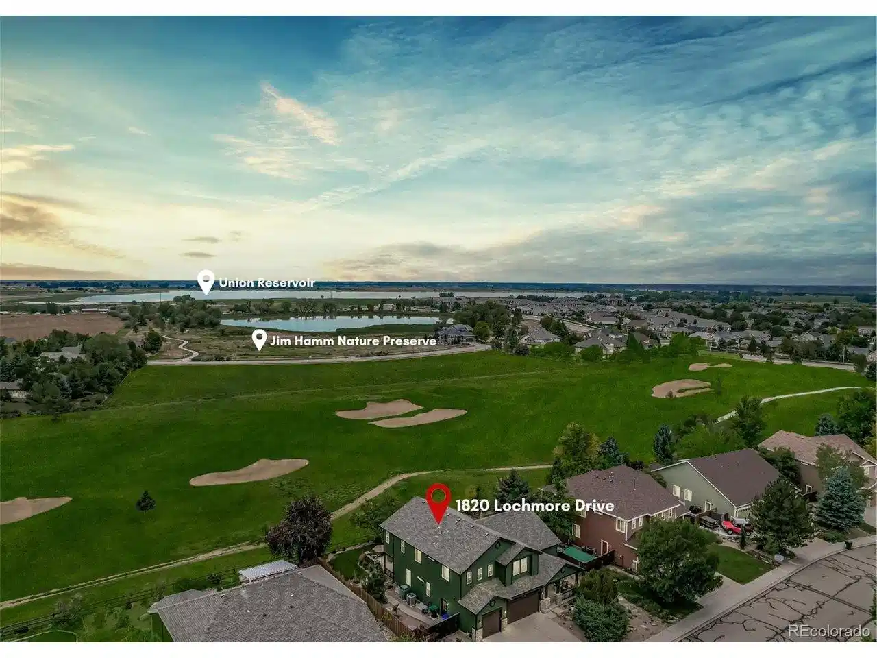 Image 1: Backs to Ute Creek Golf Course, with Union Reservoir & Jim Hamm Nature Preserve just moments away! Image 1: Backs to Ute Creek Golf Course, with Union Reservoir & Jim Hamm Nature Preserve just moments away!