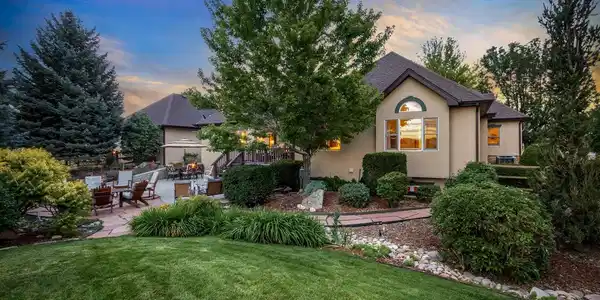 Image 4: Private Backyard Setting Surrounded by Mature Trees Image 4: Private Backyard Setting Surrounded by Mature Trees