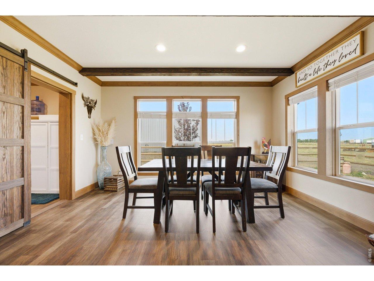 Image 4: Dedicated dining area with charming features