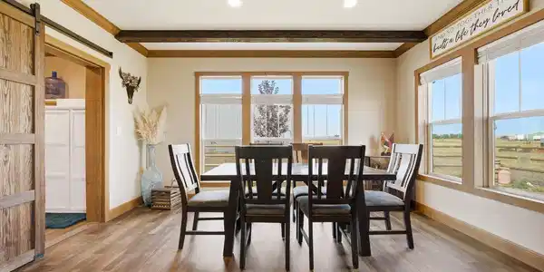 Image 4: Dedicated dining area with charming features