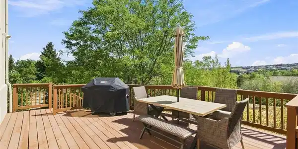 Image 4: Mature landscaping, backs to open space and an oversized .77 acre lot! Image 4: Mature landscaping, backs to open space and an oversized .77 acre lot!