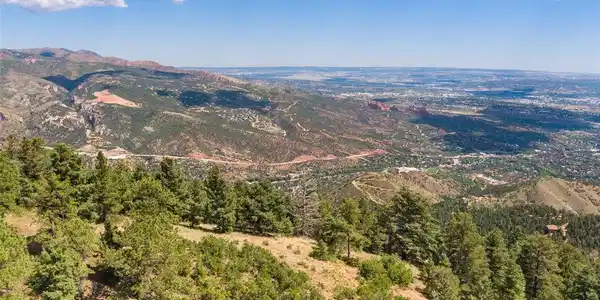Image 4: View of Garden of the Gods, Manitou Springs and Colorado Springs below! Image 4: View of Garden of the Gods, Manitou Springs and Colorado Springs below!