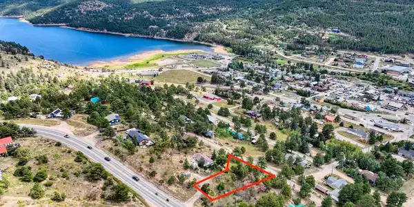 Image 2: Located in town of Nederland with water tap and sewer connection option available. Back-range, lake and city views. Image 2: Located in town of Nederland with water tap and sewer connection option available. Back-range, lake and city views.