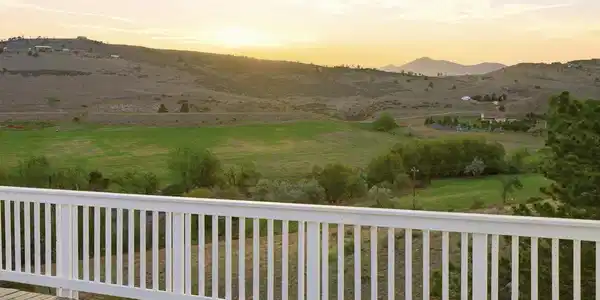 Image 2: Golden hour from the deck. Its unparalleled.