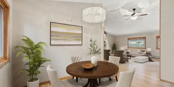 Image 4: Dining room right off of kitchen and great room! Image 4: Dining room right off of kitchen and great room!