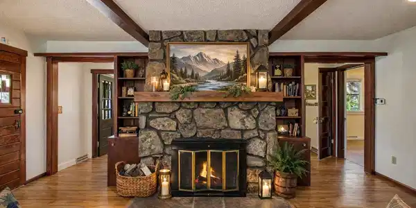 Image 2: Livingroom on Main Level (Some photos are virtually staged to show potential use of space)