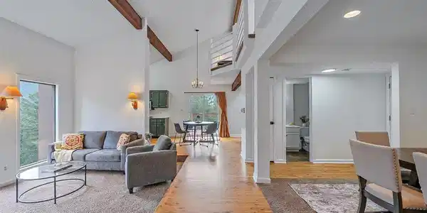 Image 4: Open floor plan, flooded with natural light... Image 4: Open floor plan, flooded with natural light...