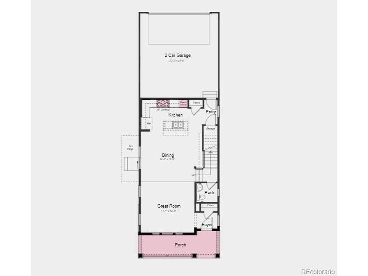 Image 2: Additional Highlights Include: gourmet kitchen with a built-in appliance package, and a dual sink vanity in the secondary bathroom.
