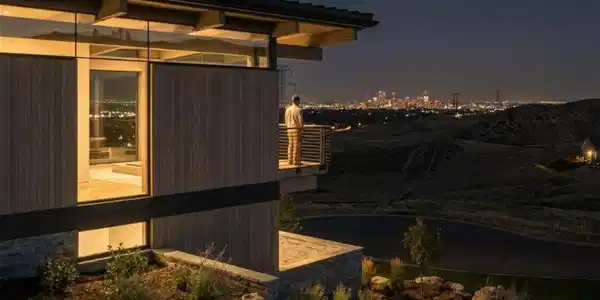 Image 2: Sample rendering deck view to Denver skyline Image 2: Sample rendering deck view to Denver skyline